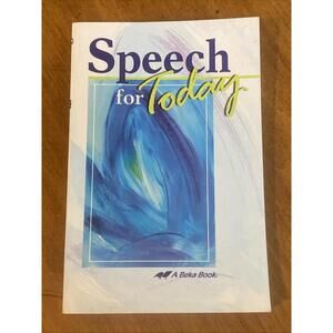 Abeka Speech for Today Teacher Guide Book Homeschool Curriculum